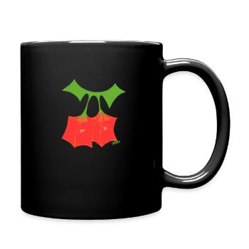 Cerises hyperboliques - Mug uni - noir - Droite
