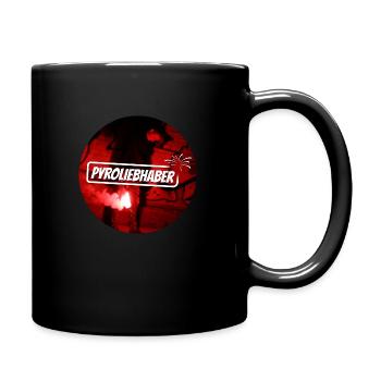 PyroLiebhaber Profilbild - Tasse einfarbig - Schwarz - Rechts