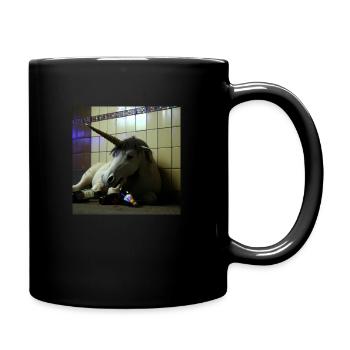 Unicorn - Full Colour Mug - black - Right