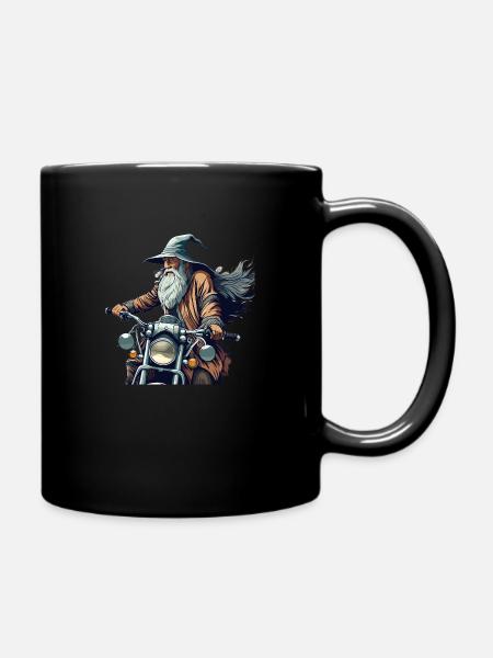 Zauberer - Tasse einfarbig - Schwarz