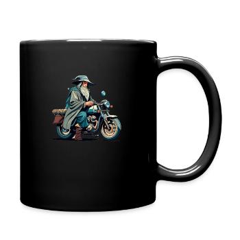Zauberer - Tasse einfarbig - Schwarz - Rechts
