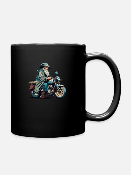 Zauberer - Tasse einfarbig - Schwarz