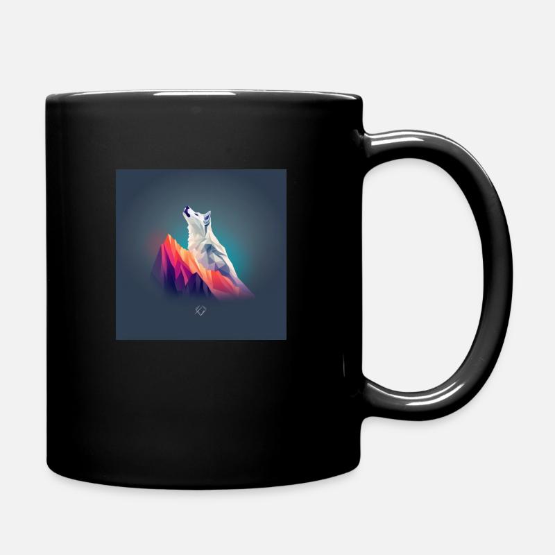 Designed by Alp Öder - Tasse einfarbig - Schwarz
