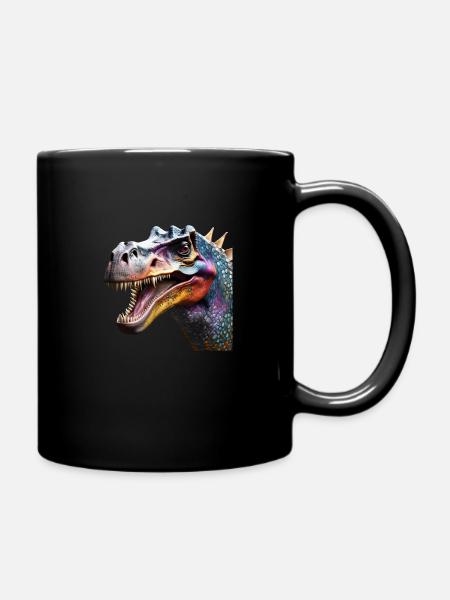 Tyrannosaurus - Tasse einfarbig - Schwarz