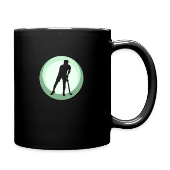 Field hockey stick - Full Colour Mug - black - Right