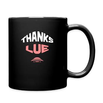 Thanks Lue - Full Colour Mug - black - Right