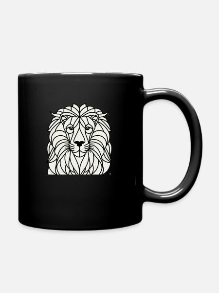 Lion - Mug uni - noir