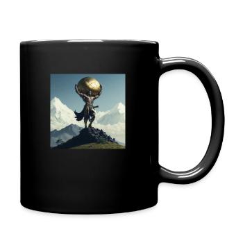 Sayajin warrior - Tasse einfarbig - Schwarz - Rechts