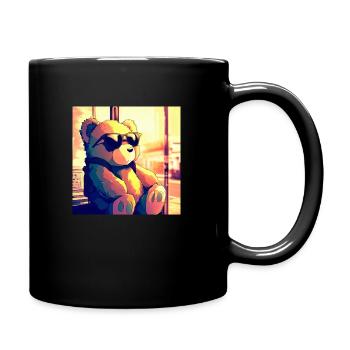 Teddy Manga - Tasse einfarbig - Schwarz - Rechts