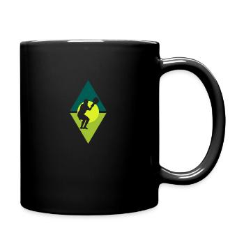 Lacrosse Lacrosseschläger field - Tasse einfarbig - Schwarz - Rechts