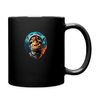 Space Giraffe 2 - Tasse einfarbig - Schwarz - Rechts