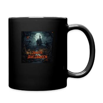 Joyeux halloween - Mug uni - noir - Droite