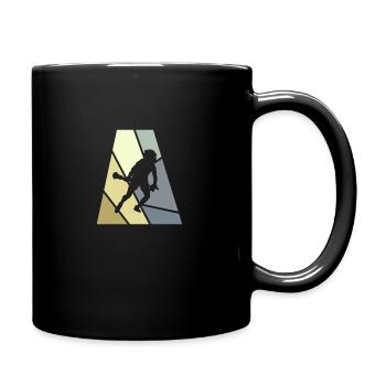 Intercrosse Lacrosseschläger field - Tasse einfarbig - Schwarz - Rechts