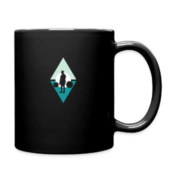 Weightlifting Fitnessstudio Gym - Tasse einfarbig - Schwarz - Rechts