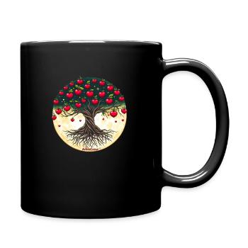 Baum des Lebens - ArbraHeart - Tasse einfarbig - Schwarz - Rechts
