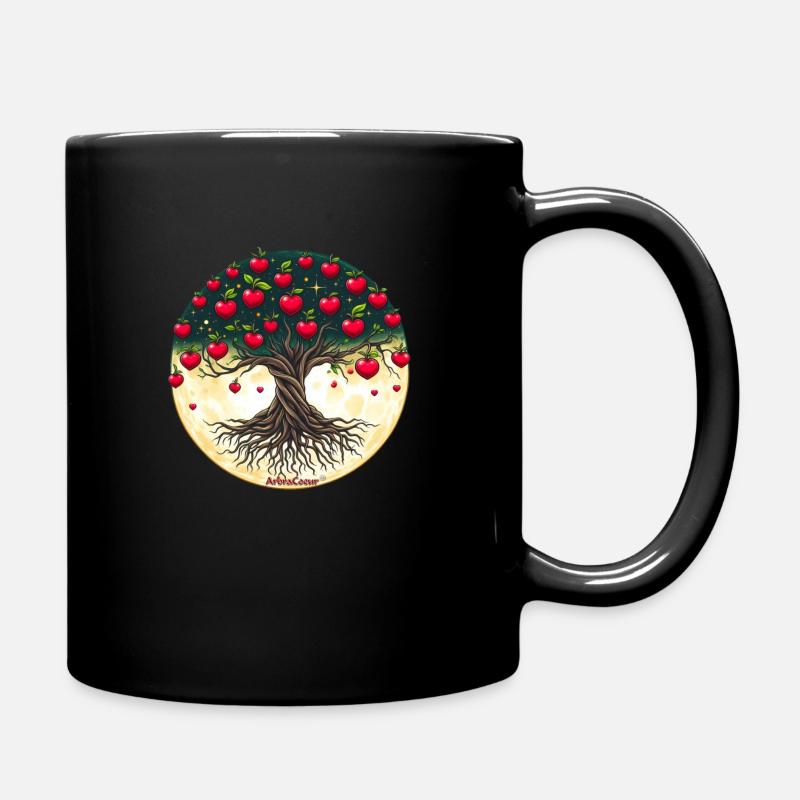 Baum des Lebens - ArbraHeart - Tasse einfarbig - Schwarz