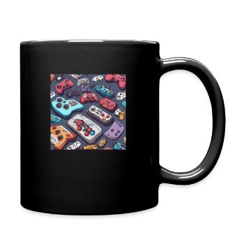 gamin1 - Tasse einfarbig - Schwarz - Rechts