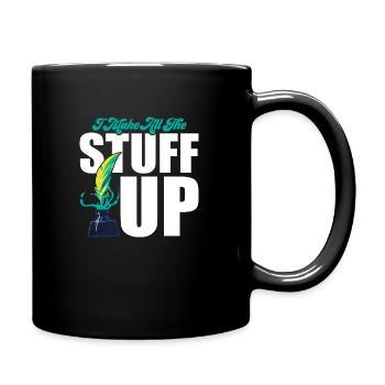 Je fais tout le truc Écrivain Auteur Roman - Mug uni - noir - Droite