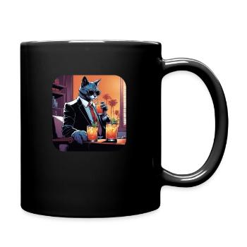 Sweet Cat Poker - Mug uni - noir - Droite