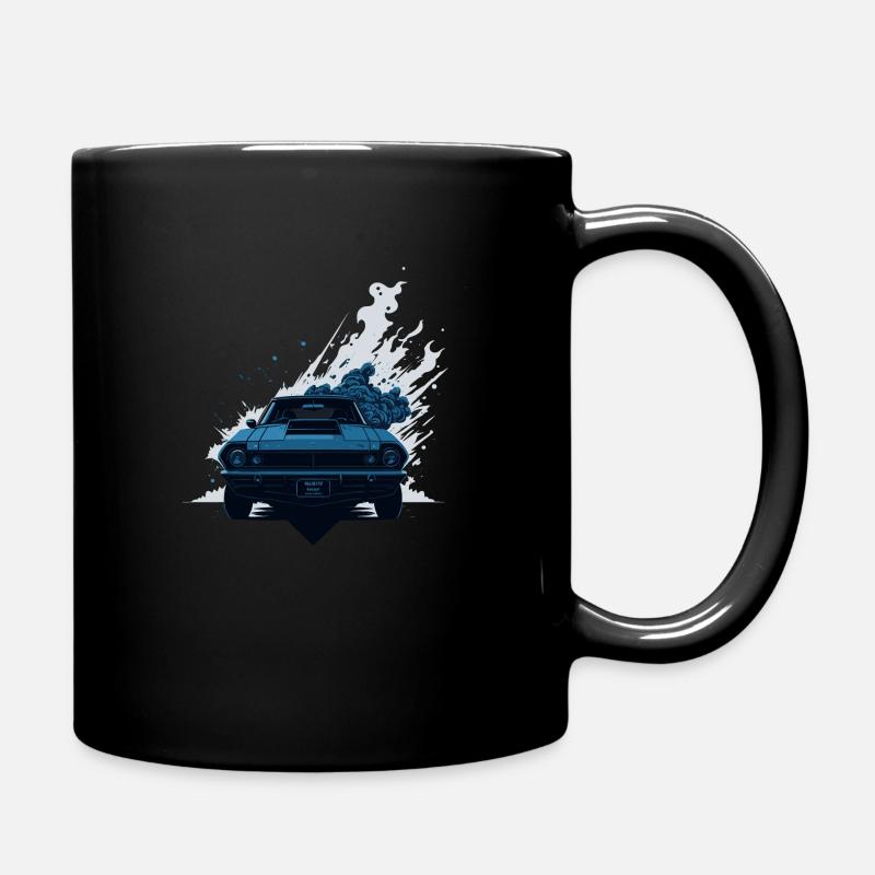 Grafitti auto - Tasse einfarbig - Schwarz