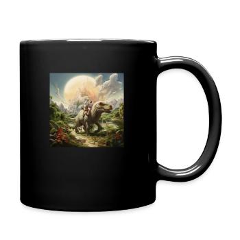Dino World - Full Colour Mug - black - Right