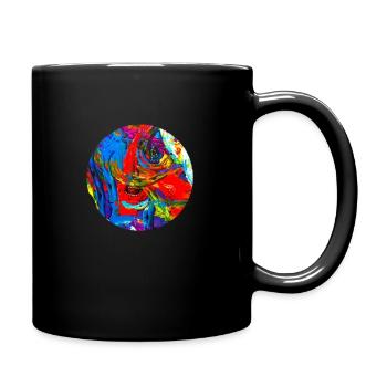 Mystical of colors - Full Colour Mug - black - Right