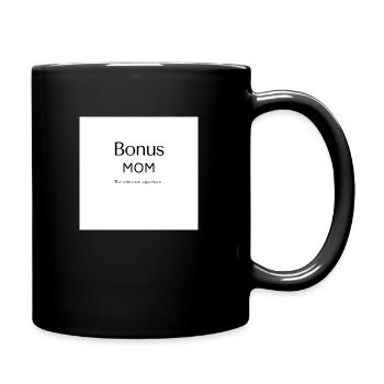 For the perfect Bonusmom - Full Colour Mug - black - Right