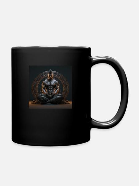 Détendez-vous Amusez-vous à méditer - Mug uni - noir