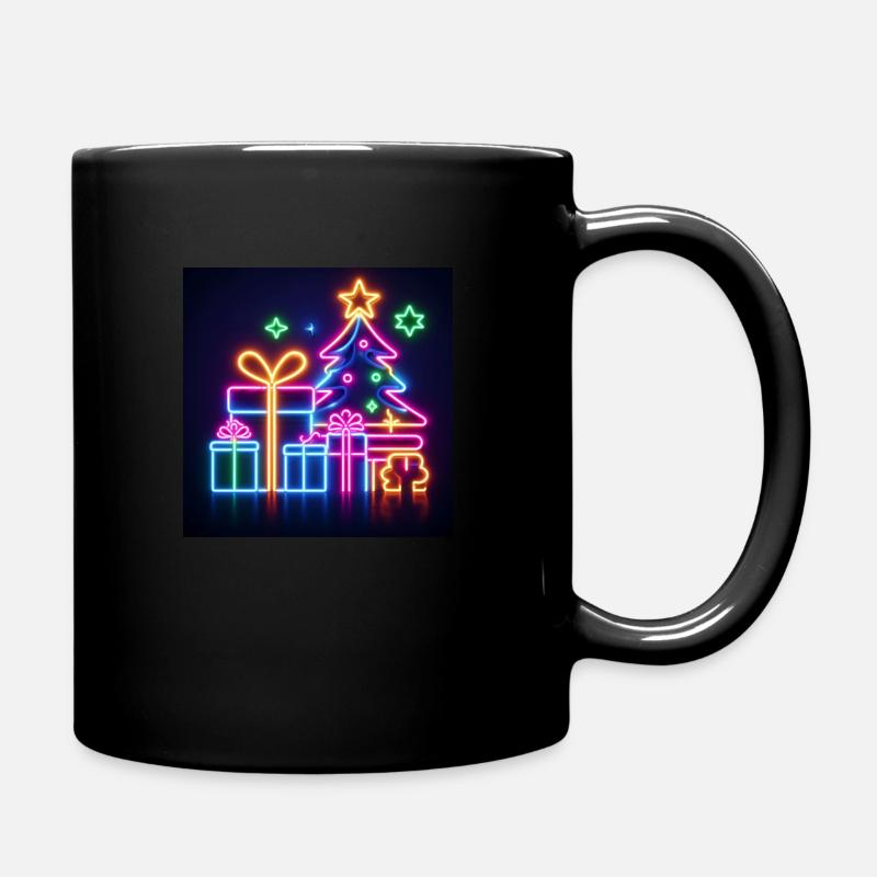 Weihnachten - Tasse einfarbig - Schwarz