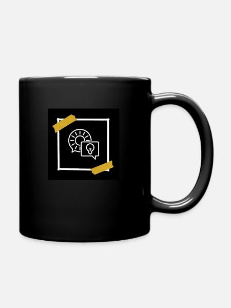 Idee - Tasse einfarbig - Schwarz