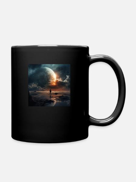 Far Away - Tasse einfarbig - Schwarz