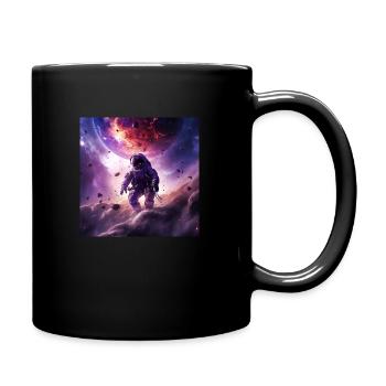 Spaceman - Tasse einfarbig - Schwarz - Rechts