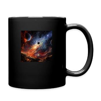Galaxy War - Tasse einfarbig - Schwarz - Rechts