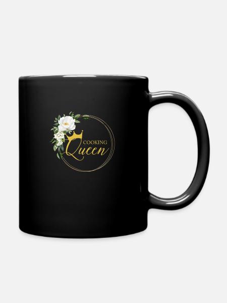 Cooking Queen customisable - Full Colour Mug - black