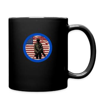 Veteran, Veteran, Armistice, Military. - Full Colour Mug - black - Right