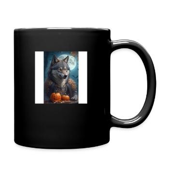 photo output - Tasse einfarbig - Schwarz - Rechts