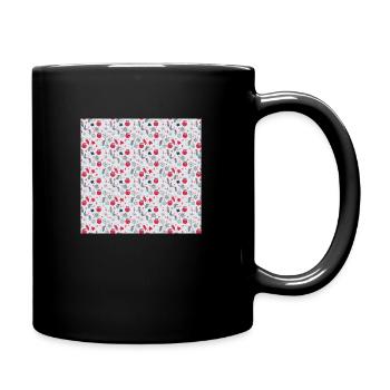 noel graphique - Mug uni - noir - Droite