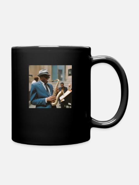 Musique Jazz et Blues - Mug uni - noir