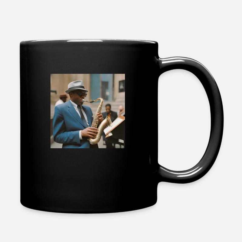 Musique Jazz et Blues - Mug uni - noir