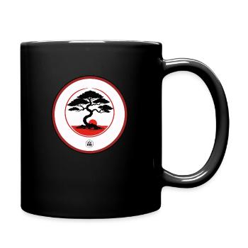 Bonsaï noir Arbre Zen Scène - Mug uni - noir - Droite