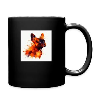 Amour d’intimidation - Mug uni - noir - Droite
