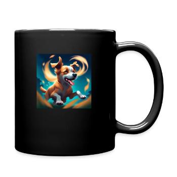 Moonlight Swing - A Nocturnal Adventure - Full Colour Mug - black - Right