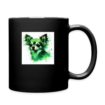 Chihuahua Amour - Mug uni - noir - Droite