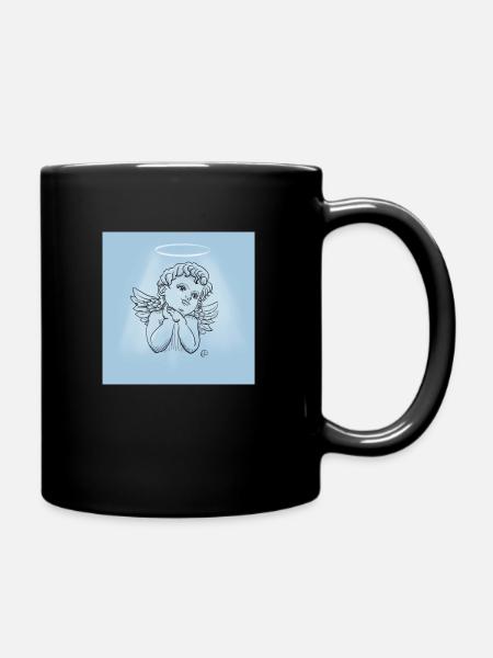 angel - Mug uni - noir