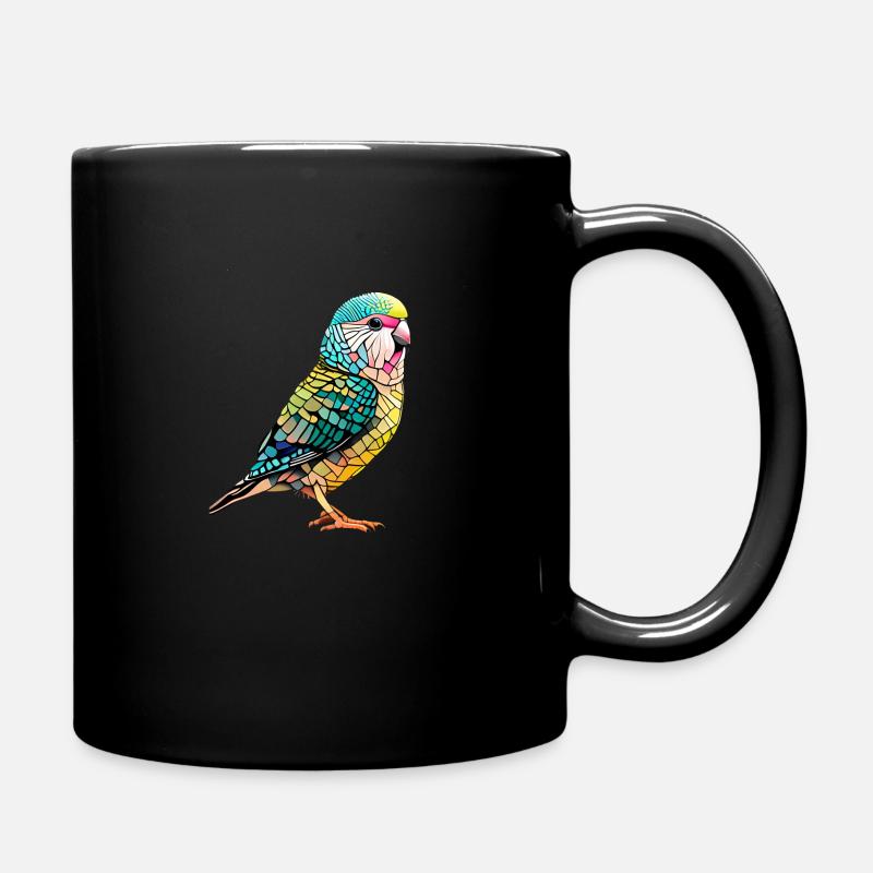 Perruche Oiseau Calopsitte Propriétaire d’oiseau - Mug uni - noir