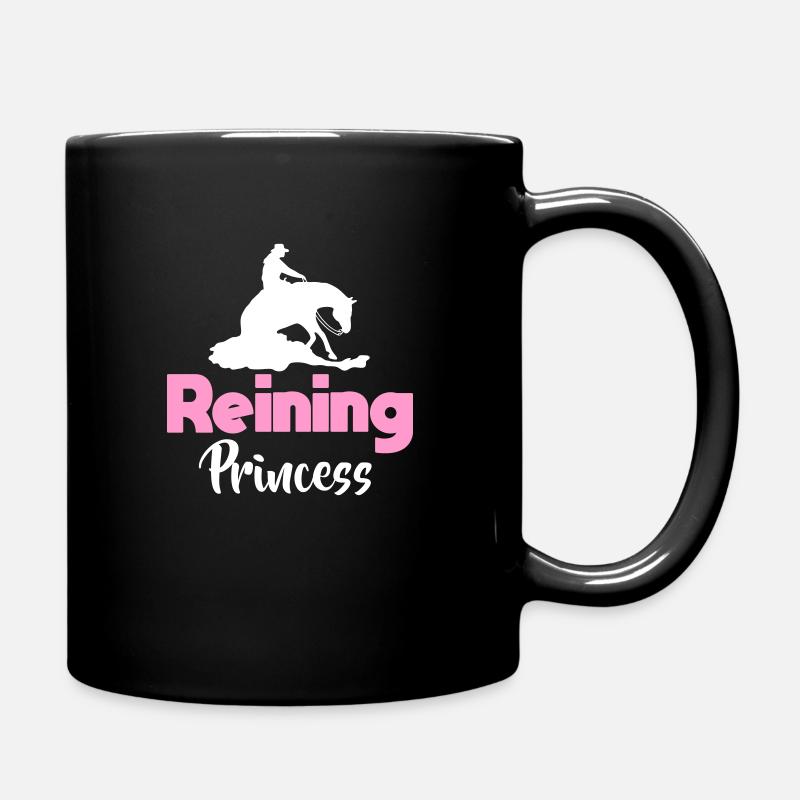 Reining Princess Reining Motif - Mug uni - noir