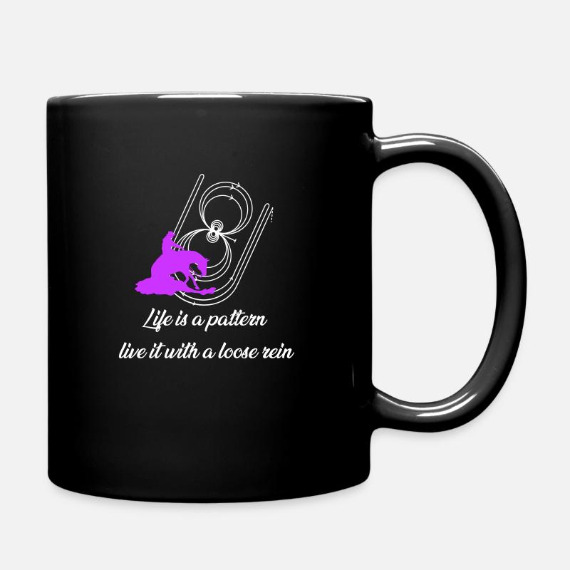 La vie est un modèle - Mug uni - noir