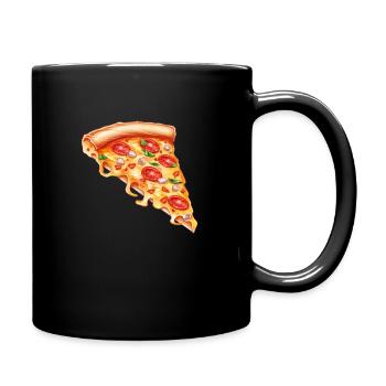 Funny Pizza Whisperer Foodie Pizza Tranche - Mug uni - noir - Droite