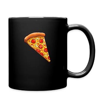 Pizza Lover Kitchen Pizza Slice pour les mangeurs de pizza - Mug uni - noir - Droite