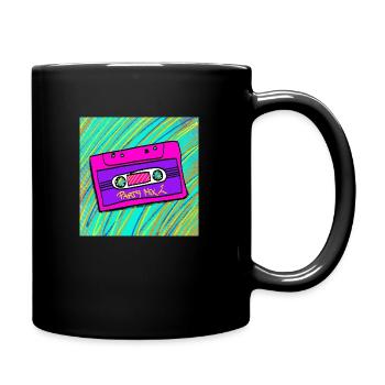 Kassette Retro-Party-Mix 2 - Tasse einfarbig - Schwarz - Rechts